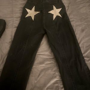 FREE PEOPLE- We The Free- star booty bell bottoms